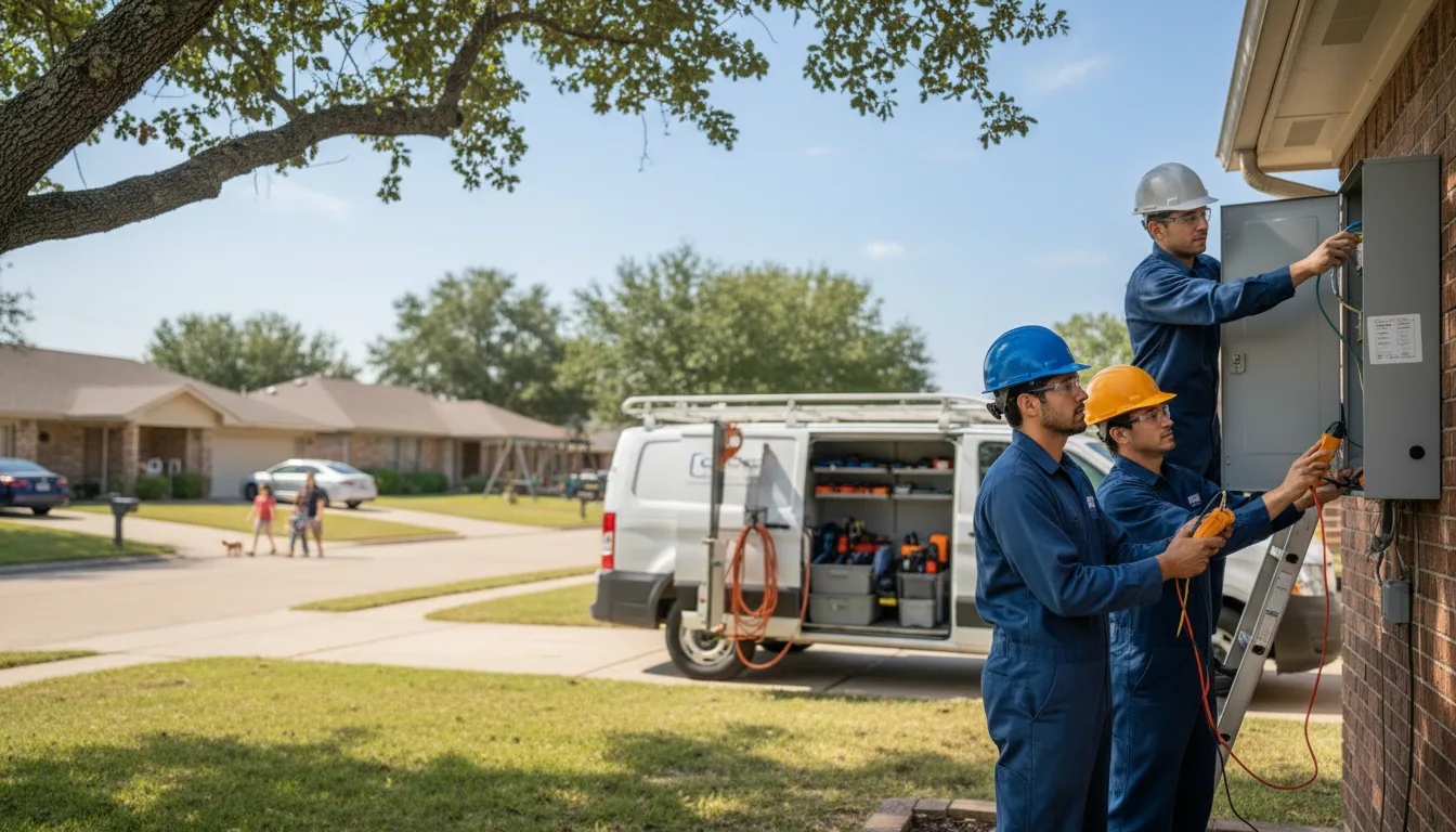 Certified electrician providing emergency electrical services in Cameron, OH